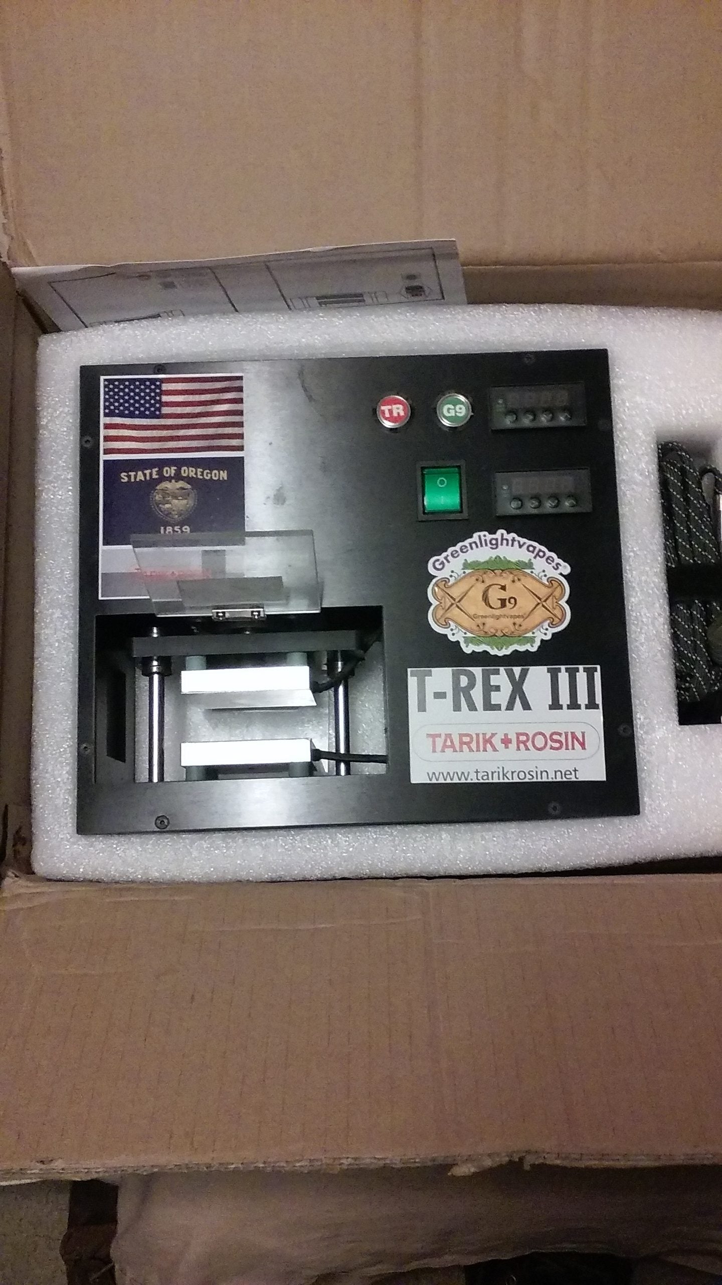 T rex 3 pneumatic rosin press