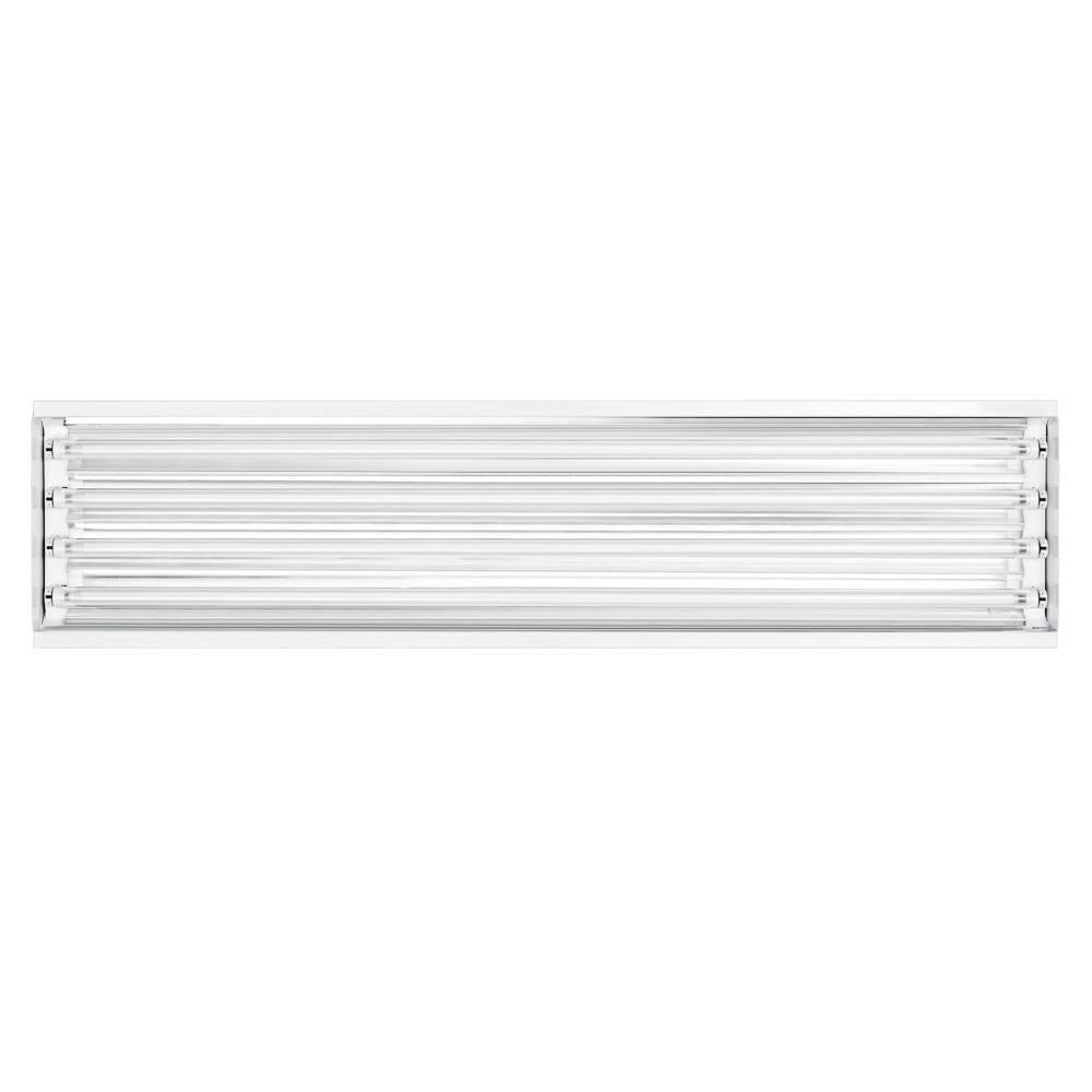 Toggled 4-Light 4-ft Grow Light Fixture w/ LED tubes - 64 watts - LED Grow Lights Depot