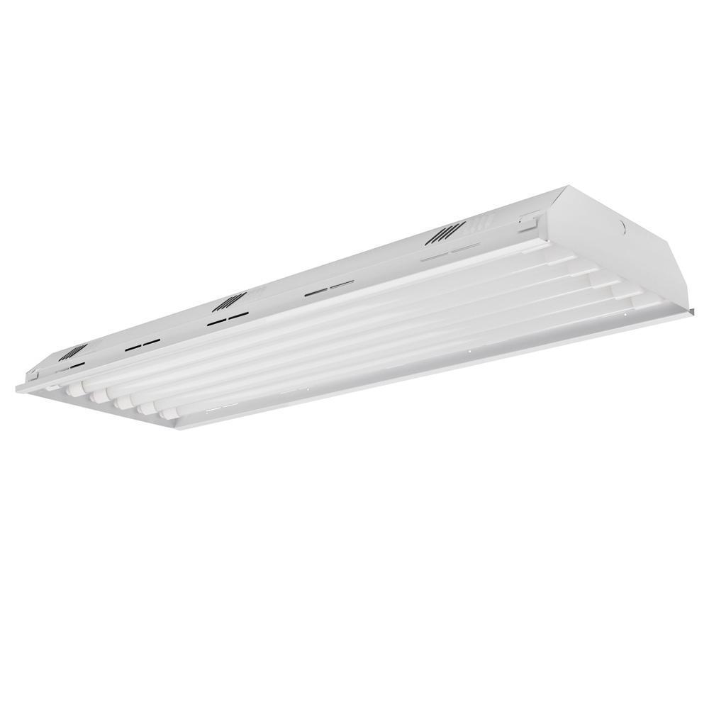 Toggled 6-Light 4-ft Grow Light Fixture w/ LED tubes - 96 watts - LED Grow Lights Depot